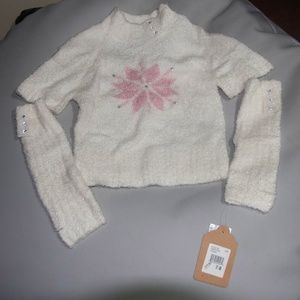 K C PARKER SWEATER WITH SLEEVES SO COOL